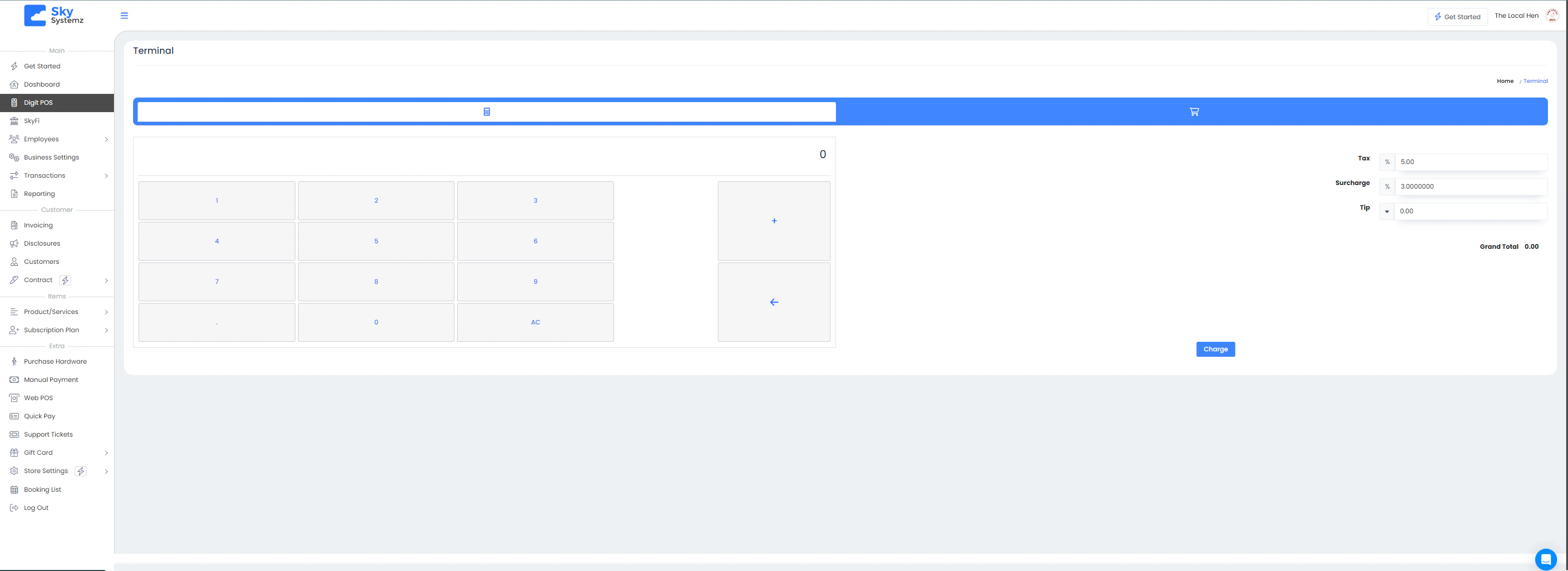 screenshot of Sky Systemz